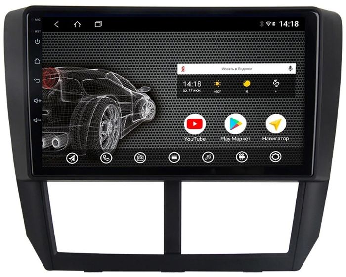 Магнитола для Subaru Forester 3 (SH) 2008-2013, Impreza GH, GE - AK438R9-MTK Android 10, 8-ядер, 2Гб-32Гб