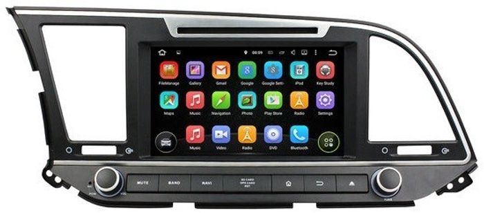 Магнитола для Hyundai Elantra 2016-2018 - Kuberg KD-8207-P6 на Android 10