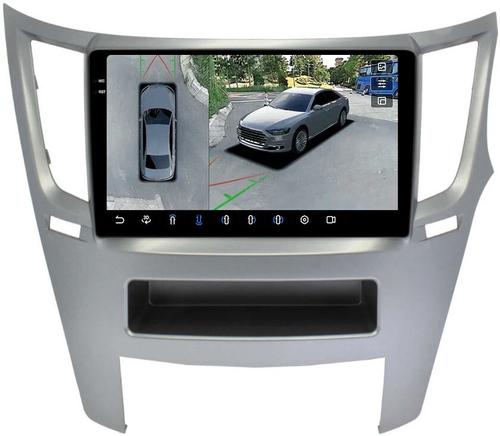 Магнитола для Subaru Legacy 5, Outback 4 2009-2014 (правый руль) - FarCar BX9-360-7184RS монитор 9.5" 2K QLED на Android 13, 6Гб+128Гб, CarPlay, 4G SIM-слот, 4 камеры в комплекте