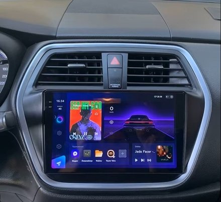 Магнитола для Suzuki SX4 2 2013-2021 - FarCar XXL337M монитор 9.5" 2K QLED на Android 14, TS20, 8+256Гб, CarPlay, 4G SIM-слот