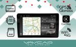 Магнитола для Toyota 200х100мм (рамка 9) - Vaycar VA77U-0007-2K на Android 13, Быстрая, 2K QLED, CarPlay,4G SIM-слот