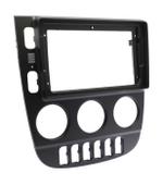 Комплект рамки с разъёмами 9"+can Mercedes-Benz ML W163 2001-2005 рестайлинг (климат) черная