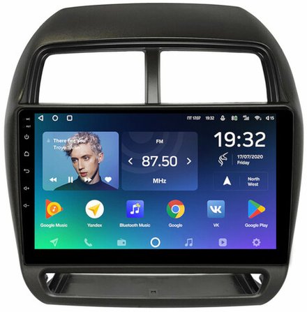 Магнитола для Mitsubishi ASX 2017+ - Teyes CC2 PLUS монитор 10" QLED на Android 10, ТОП процессор, 4Гб+64Гб, 4G SIM-слот