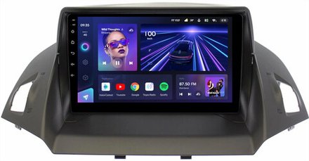 Магнитола для Ford Kuga 2 2012-2019 (без SYNC) - Teyes CC3 монитор 9" QLED на Android 10, ТОП процессор, 4Гб+32Гб, CarPlay, 4G SIM-слот