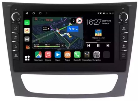 Магнитола для Mercedes-Benz E (W211) 2002-2010, CLS W219 - Canbox 9-451 Android 10, ТОП процессор, CarPlay, 4G SIM-слот