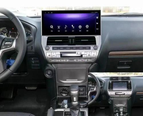 Магнитола для Toyota Land Cruiser Prado 150 2017-2023 - Kuberg KP-T1211 монитор 12.3" на Android 10, 6Гб+128Гб, 4G SIM-слот, CarPlay