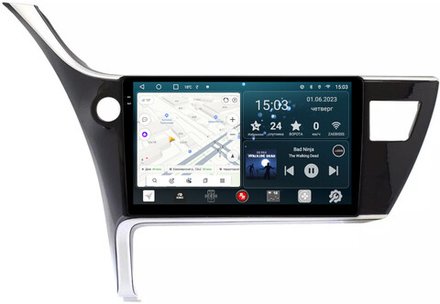 Магнитола для Toyota Corolla 2016-2018 - RedPower 266 Android 10, QLED+2K, ТОП процессор, 6Гб+128Гб, CarPlay, SIM-слот