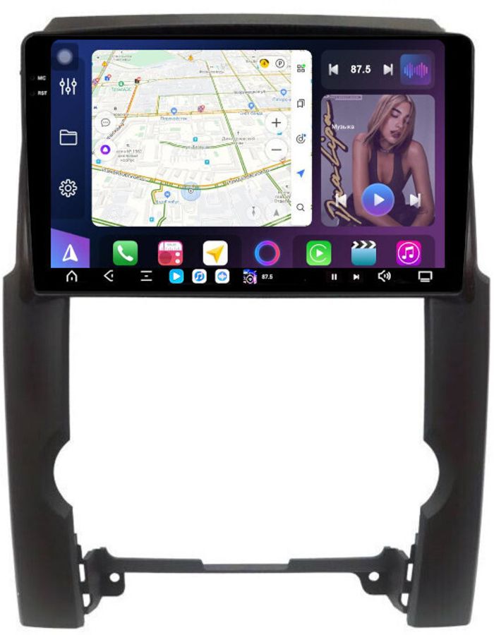 Магнитола для KIA Sorento XM 2009-2012 - FarCar S500-TS20 монитор 10.36" 2K QLED на Android 14, Быстрейшая, CarPlay, 4G SIM-слот