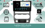 Магнитола для ГАЗель Next, Газон Next - Vaycar VA86-2551-2K с экраном 9.5" на Android 13, Быстрая, 2K QLED, CarPlay,4G SIM-слот