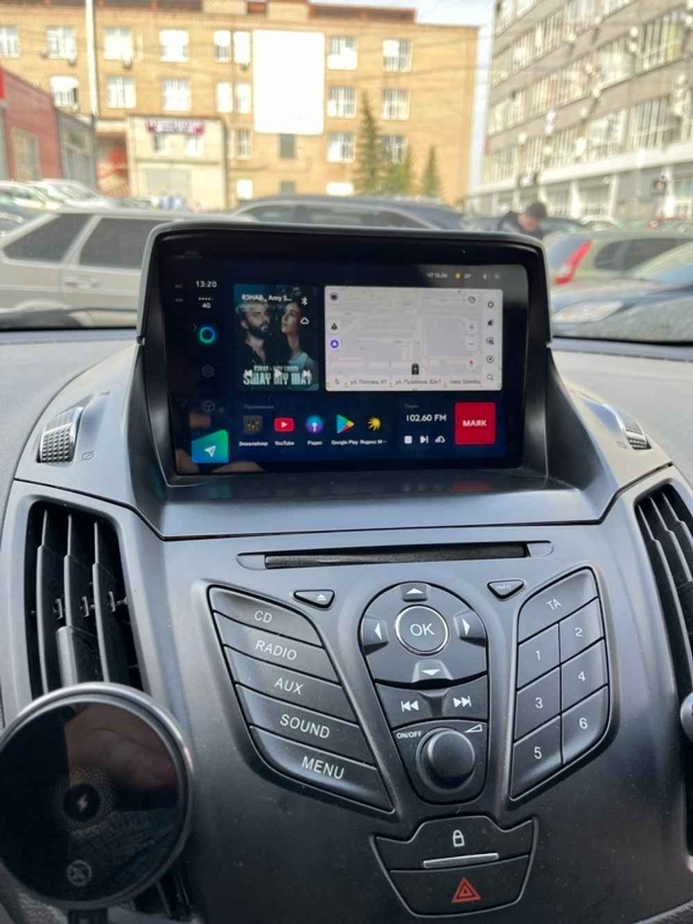Магнитола для Ford Kuga 2 2013-2019 - Kuberg QLed, Android 13, TS20, CarPlay, SIM-слот