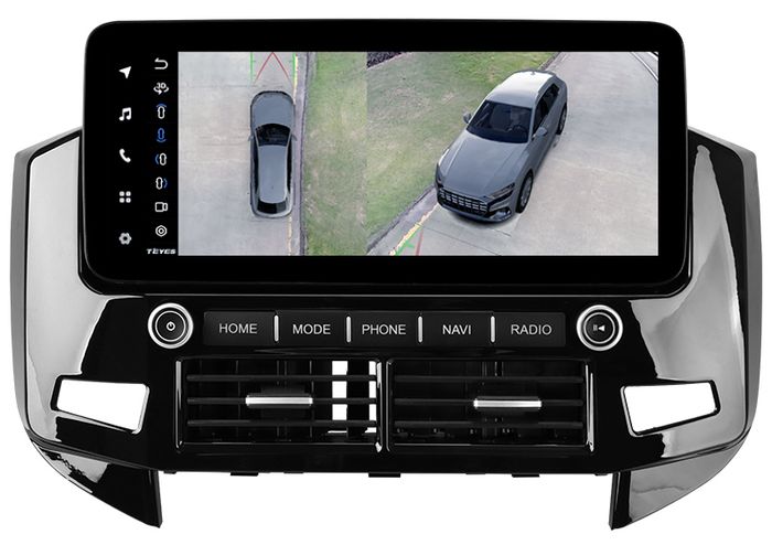 Магнитола для Mitsubishi Pajero 4 2006-2022 (без штатной КЗВ) - Teyes LUX ONE 360 монитор 12.3", Android 10, CarPlay, 4G SIM-слот, 6/128 ГБ, 4 камеры в комплекте