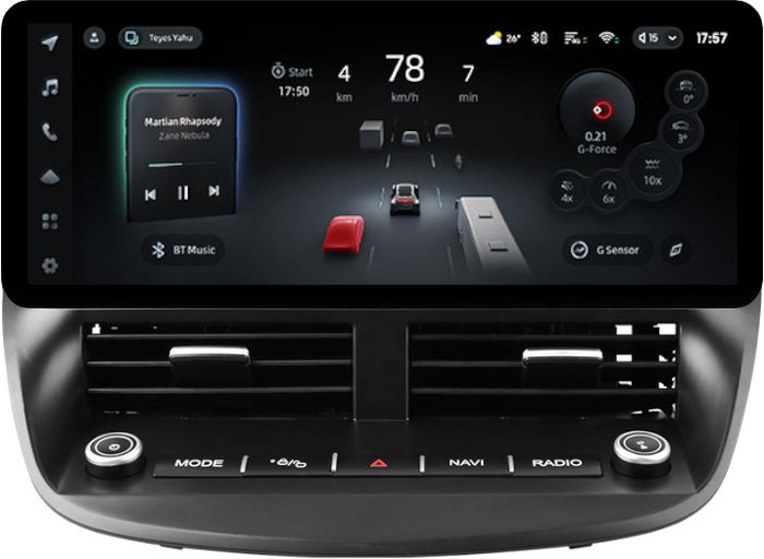 Магнитола для Ford Kuga 2 2013-2019 (без SYNC) - Teyes CC4PRO монитор 12.3" 2K QLED + рамка LUX, Android 13, Быстрейшая, Snapdragon 778G, ИИ, CarPlay, DSP, 4G SIM-слот