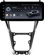 Магнитола для Toyota Harrier 3 XU60 2017-2020 (большая рамка) - Teyes LUX ONE ROUND монитор 12.3" 2K QLED на Android 10, Быстрая, CarPlay, 4G SIM-слот