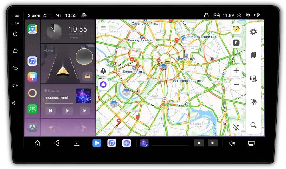 Магнитола для KIA Cerato 4 2018+ - Kuberg QLed, Android 13, TS20, CarPlay, SIM-слот