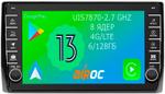 Магнитола для Skoda Kodiaq, Karoq - Airoc AB-3206 (кнопки и крутилки), Android 13, Быстрая, SIM-слот, CarPlay