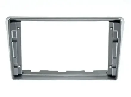 Комплект рамки с разъёмами 9" Toyota Avensis 250 2003-2008 серебро