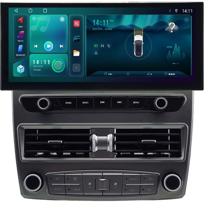 Магнитола для Lexus LS430 2000-2006 - Kuberg KP-1263 монитор 12.5" в стиле LEXUS на Android 13, Быстрая, CarPlay, 4G SIM-слот