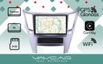 Магнитола для Subaru Legacy 5, Outback 4 2009-2014 (левый руль, рамка серебро) - Vaycar VA71-0061 на Android 13, 4G SIM-слот