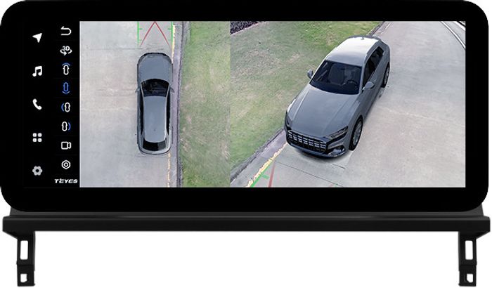 Магнитола для Toyota bZ4X - Teyes LUX ONE 360 монитор 12.3", Android 10, CarPlay, 4G SIM-слот, 6/128 ГБ, 4 камеры в комплекте