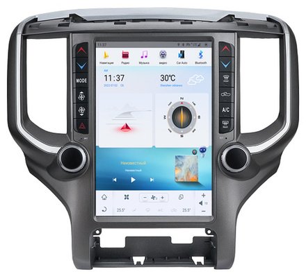 Магнитола для Dodge Ram 2018+ - Kuberg ZF-1265-Q6 вертикальный экран в стиле "Тесла" на Android 11, 8Гб+128Гб, CarPlay, 4G SIM-слот