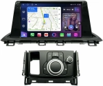 Магнитола для Mazda CX-4 2016-2024 (ШГУ монохром) - FarCar XXL9-9644A монитор 9.5" 2K QLED на Android 14, TS20, 8+256Гб, CarPlay, 4G SIM-слот