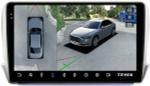 Магнитола для Peugeot 208 A9 2012-2019, 2008 A94 2013-2019 - Teyes CC3-2K-360 монитор 10.36" 2K QLED на Android 10, Быстрая, CarPlay, 4G SIM-слот, 4 камеры в комплекте