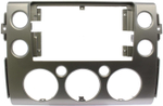 Магнитола для Toyota FJ Cruiser 2005-2022 (рамка серая) - Teyes CC3-2K-360 монитор 13" 2K QLED на Android 10, 6Гб+128Гб, CarPlay, 4G SIM-слот, 4 камеры в комплекте