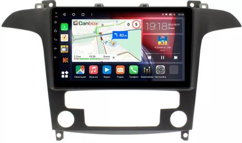 Магнитола для Ford Galaxy / S-Max 2006-2015 (климат) - Canbox 9-9486 Qled, Android 10, ТОП процессор, SIM-слот