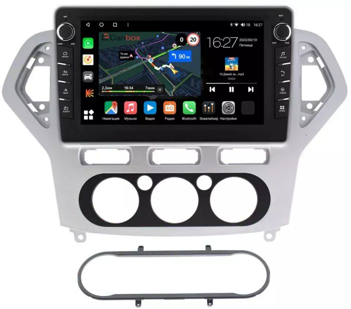 Магнитола для Ford Mondeo 4 2007-2010 - Canbox 1017 Android 10, Быстрая, CarPlay, 4G SIM-слот