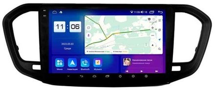 Магнитола для Lada Vesta NG 2022+ (без штатного экрана) - Parafar PF764RN2K на Android 13, QLED+2K, ТОП процессор, 4Гб+32Гб, CarPlay, 4G SIM-слот