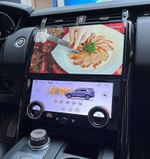 Магнитола для + сенсорная LCD панель климата для Land Rover Discovery 5 2017-2022 (взамен 8" экрана без кнопки OPEN) - RDL-1755-low монитор 13.3" на Android 13, 8Гб+128Гб, CarPlay, 4G SIM-слот