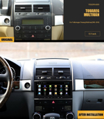 Магнитола для Volkswagen Touareg 2002-2010, Multivan T5 2003-2015 - Kuberg MKD-V880-S10 Android 12, ТОП процессор, 4Гб+64Гб, CarPlay, SIM-слот