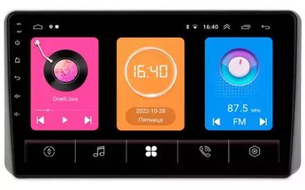 Магнитола для KIA Sportage 5 2021-2024+ (взамен 8", рамка-накладка под кожу) -  GT10-1453 на Android 10, 2Гб-16Гб