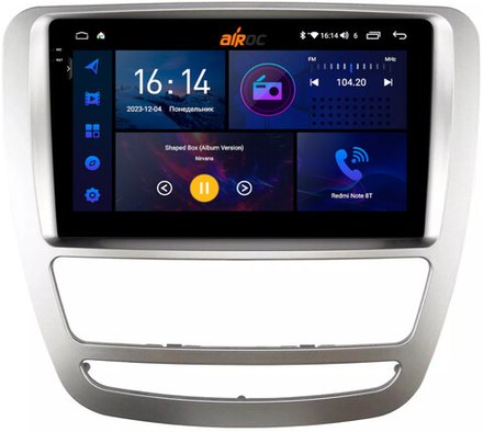 Магнитола для Sollers ST6 (взамен монохром экрана), JAC T6 - AIROC 2K RI-3305 Android 12, QLed+2K, ТОП процессор, 8/128Гб, CarPlay, SIM-слот