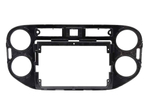 Магнитола для Volkswagen Tiguan 2011-2016 (рамка черная, прямоуг. кнопка ) - Vaycar VA81-0489-2K на Android 13, 8-ядер, 2K QLED, ТОП процессор, CarPlay, 4G SIM-слот