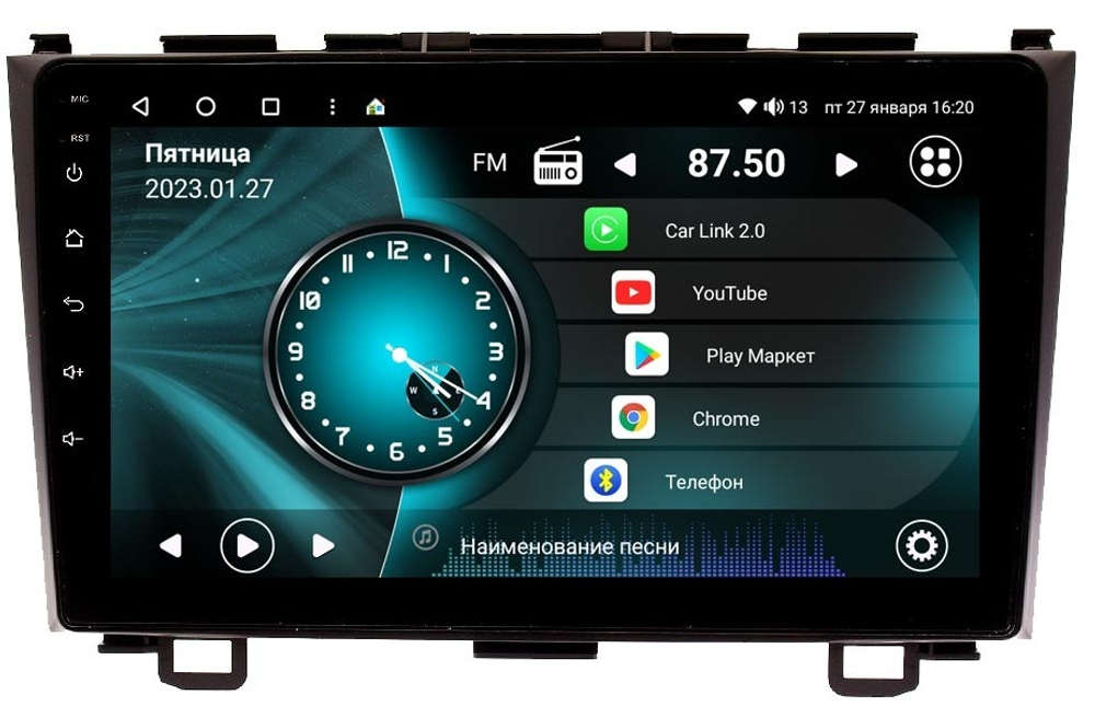 Магнитола для Honda CR-V 2007-2012 - Vaycar VA20-0009 на Android 13, 8-ядер, 2Гб-32Гб, 4G SIM-слот