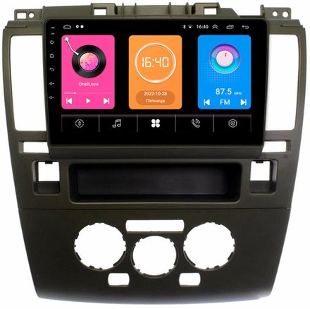 Магнитола для Nissan Tiida C11 2004-2013 (климат с круглым экранчиком) -  GT9-1744 на Android 10, 2ГБ-16ГБ