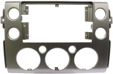 Магнитола для Toyota FJ Cruiser 2005-2022 (рамка серая) - Teyes CC3-2K монитор 13", QLED+2K, Android 10, ТОП процессор, 4G SIM-слот, CarPlay