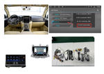 Магнитола для Toyota Land Cruiser 200 2015-2021 (без JBL) - Kuberg ZH-T1603X монитор 16.3" на Android 12, Быстрая, CarPlay, 4G SIM-слот, сенсорный блок климата