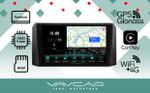 Магнитола для УАЗ Патриот, Пикап, Профи 2016-2023 - Vaycar VA87-2468-2K на Android 13, Быстрая, 2K QLED, CarPlay,4G SIM-слот