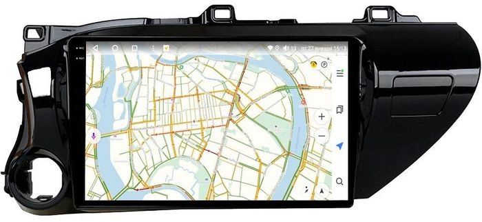 Магнитола для Toyota Hilux 2015+ - Vaycar VA77-1077-2K на Android 13, 8-ядер, 2K QLED, ТОП процессор, CarPlay,4G SIM-слот