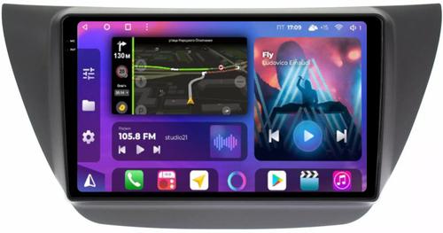 Магнитола для Mitsubishi Lancer 9 (CS), Cedia, Evolution 7-9 (CT) - FarCar BM3060M-2K монитор 9.5" 2K QLED на Android 14, TS10, 4+32Гб, CarPlay, 4G SIM-слот
