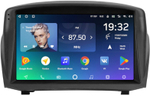 Магнитола для Ford Fiesta MK6 2012-2018 (голубой БК, рамка тип 2) - Teyes CC2 PLUS на Android 10, ТОП процессор, 4Гб+64Гб, 4G SIM-слот