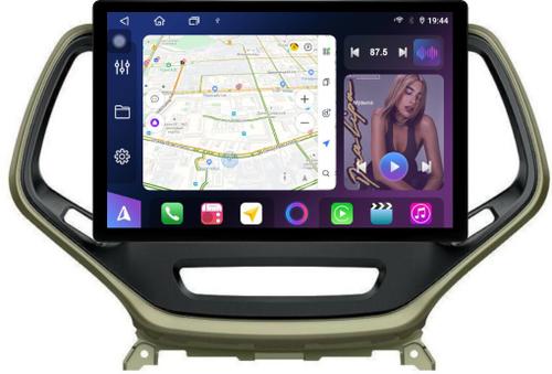 Магнитола для Jeep Cherokee 2014+ - FarCar BX877 монитор 13" 2K QLED на Android 13, TS10, 6+128, CarPlay, 4G SIM-слот