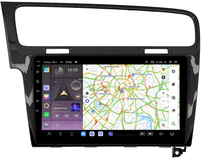 Магнитола для Volkswagen Golf 7 2012-2020 - Kuberg QLed, Android 13, TS20, CarPlay, SIM-слот