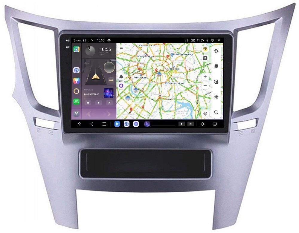 Магнитола для Subaru Legacy, Outback 2009-2015 - Kuberg OL-9514 QLed+2K, Android 13, TS20, CarPlay, 4G SIM-слот