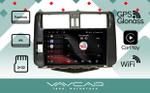 Магнитола для Toyota Land Cruiser Prado 150 2009-2013 (рамка черная)- Vaycar VA77-0065 на Android 13, 4G SIM-слот