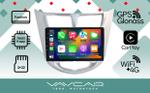 Магнитола для Hyundai Solaris (рамка серебро) 2010-2016 - Vaycar VA23-0067 на Android 13, Быстрая, 4G SIM-слот