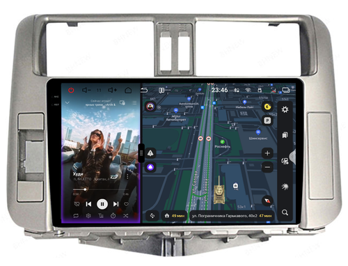 Магнитола для Toyota Land Cruiser Prado 150 2009-2013 - Redpower 85065S PRO/PROmax ТОП звук, 2K QLED, Android 14, CarPlay, 4G SIM-слот