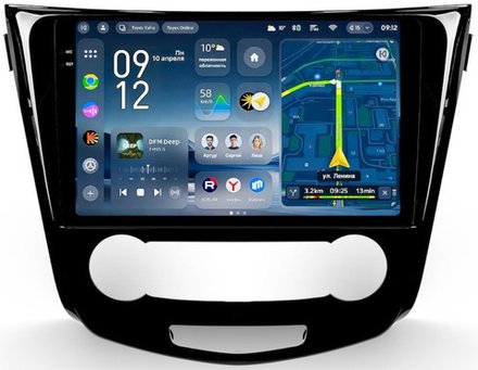 Магнитола для Nissan Qashqai J11 2014-2022 (кондиционер) - Teyes CC4-PRO монитор 10.36" 2K QLED на Android 13, Snapdragon 778G, ИИ, CarPlay, DSP, 4G SIM-слот